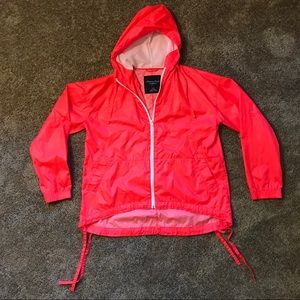 Pink American Eagle Rain Jacket